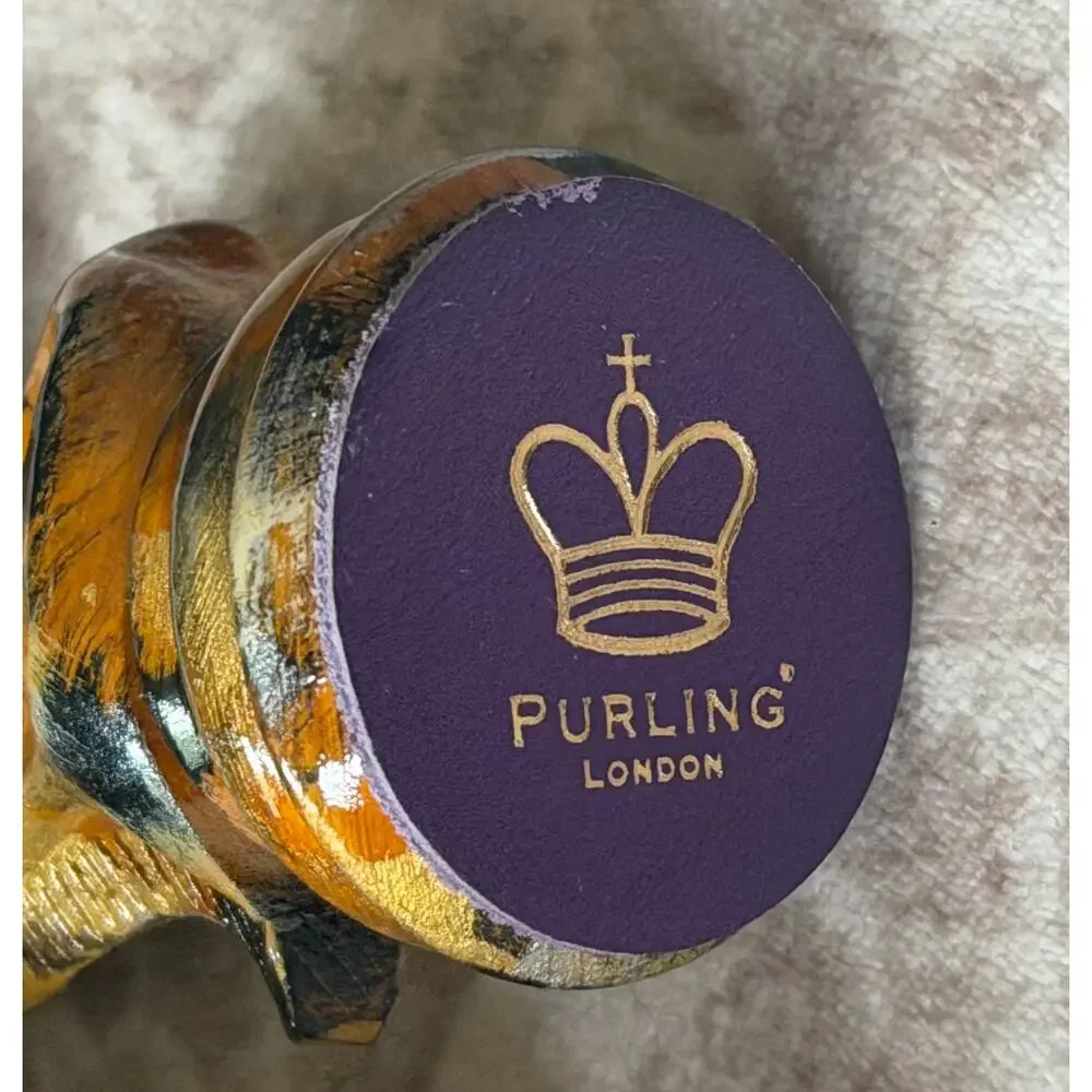 $1795 Purling London x Olivia Pilling Gold Knight Chess Art 15cm + Mini Rare Set